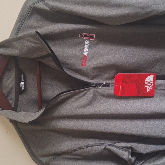 The North Face Bodyarmor Charcoal Quarter-Zip Lightweight Fleece Pullover Size M - Picture 8 of 10
